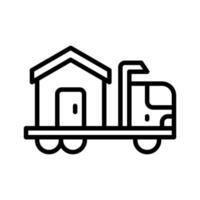 in beweging vrachtauto icoon voor uw website, mobiel, presentatie, en logo ontwerp. vector