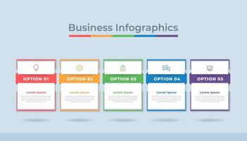 tijdlijn infographics bedrijf gegevens visualisatie werkwijze grafiek. abstract diagram diagram met stappen, opties vector