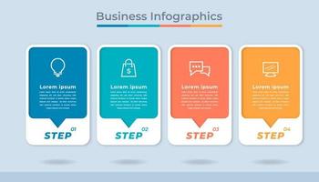 tijdlijn infographics bedrijf gegevens visualisatie werkwijze grafiek. abstract diagram diagram met stappen, opties vector