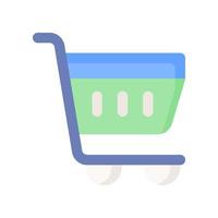 boodschappen doen kar icoon voor uw website ontwerp, logo, app, ui. vector