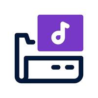 muziek- icoon voor uw website ontwerp, logo, app, ui. vector