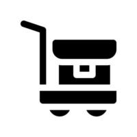 trolley icoon voor uw website ontwerp, logo, app, ui. vector