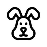 konijn icoon voor uw website ontwerp, logo, app, ui. vector