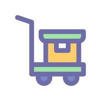 trolley icoon voor uw website ontwerp, logo, app, ui. vector