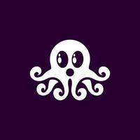 schattig Octopus mascotte modern creatief logo vector