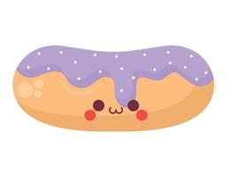 kawaii donut illustratie vector