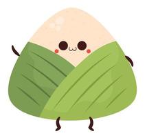 schattig zongzi illustratie vector