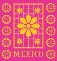 roze Mexicaans slinger vector