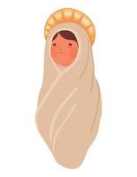 baby Jezus illustratie vector