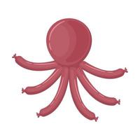 Octopus dier ballon vector