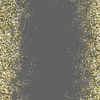 Gouden Glitter op een transparante achtergrond vector