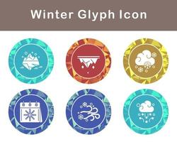 winter vector icoon reeks