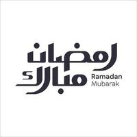 Ramadan mubarak Arabisch kalligrafie. Ramadan kareem groet kaart. Ramadhan kareem. gelukkig Ramadan en heilig Ramadan. maand van vastend voor moslims. vector illustratie