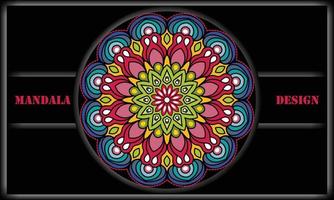 etnisch ornament ontwerp. motief mandala vector ontwerp.