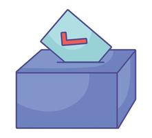 verkiezingen urn illustratie vector