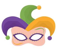 mardi gras masker ontwerp vector