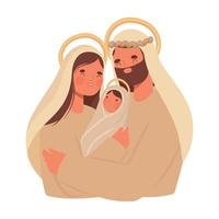 heilige familie illustratie vector