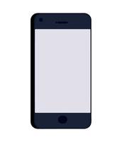 zwart telefoon illustratie vector