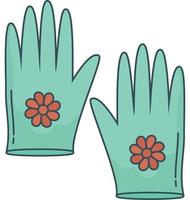 tuinieren handschoenen ontwerp vector