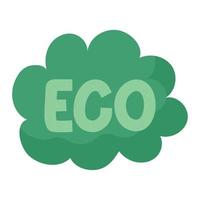 eco belettering Aan struik vector