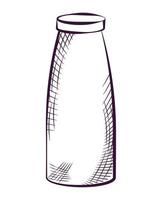 melk fles illustratie vector