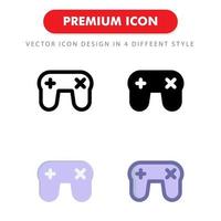 gamepad icon pack geïsoleerd op een witte achtergrond. voor uw websiteontwerp, logo, app, ui. vectorafbeeldingen illustratie en bewerkbare beroerte. eps 10. vector