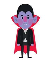 Purper dracula ontwerp vector