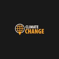 klimaat verandering logo vector