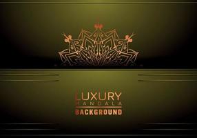 luxe mandala achtergrond sier, arabesk stijl met gouden arabesk patroon stijl. decoratief mandala ornament voor afdrukken, brochure, banier, omslag, poster, uitnodiging kaart vector