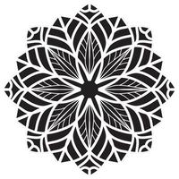 mandala patroon stencil abstract bloemen ornament vector