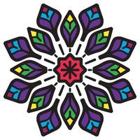 abstract bloemen ornament graffiti mandala patroon vector