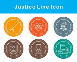 gerechtigheid vector icoon reeks