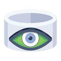 modieus oog ring vector