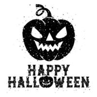 happy halloween tekst vector