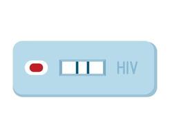 hiv test ontwerp vector