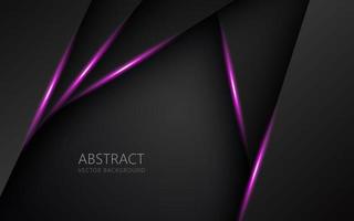 abstract roze licht zwart ruimte kader lay-out ontwerp tech driehoek concept grijs structuur achtergrond. eps10 vector