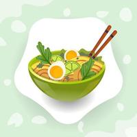 het beste heerlijk ramen illustratie, waterverf achtergrond met groen gerecht, premie recept vector. het beste creatief ramen illustraties vector kunst met hoge kwaliteit vector met achtergrond.