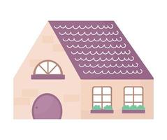 gekleurde huis illustratie vector