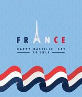 bastille dag illustratie vector