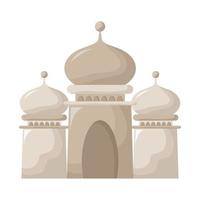 Arabisch grijs paleis vector