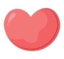 roze hart ontwerp vector