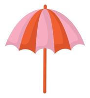 gekleurde parasol vector