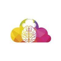 slim chef vector logo ontwerp concept. hersenen en chef hoed icoon.