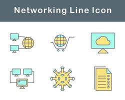 netwerken vector icoon reeks
