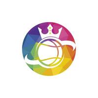 basketbal koning vector logo ontwerp sjabloon .