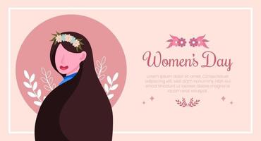8 maart internationale vrouwendag viering achtergrond vector