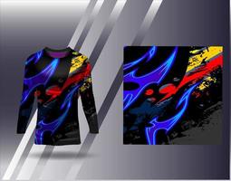 t-shirt sport- ontwerp voor racing Jersey wielersport Amerikaans voetbal gaming vector