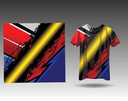 t-shirt sport- ontwerp voor racing Jersey wielersport Amerikaans voetbal gaming vector