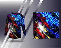 t-shirt sport- ontwerp voor racing Jersey wielersport Amerikaans voetbal gaming vector