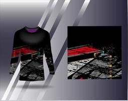 t-shirt sport- ontwerp voor racing Jersey wielersport Amerikaans voetbal gaming vector